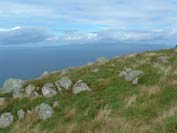 View to Arran and Mull of Kintyre in background to left side