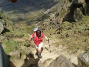 Maureen heading towards the Witches Step