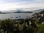 Mull in the distance from McCaig's Tower, Oban