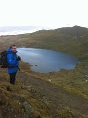 Kevin with Red Tarn in background