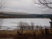 Carron Valley Reservoir frozen