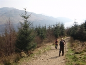 Heading down with Loch Long ahead