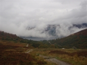 cloud coming up from Loch Earn